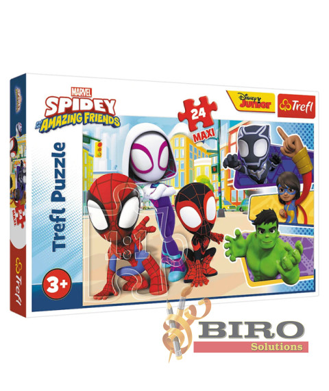 TF Puzzle "24 Maxi" -"Spidey și prietenii lui / Spidey and his amazing friends"